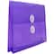 JAM Paper 5.5" x 7.5" Button & String Tie Closure Plastic Envelopes, 12ct.